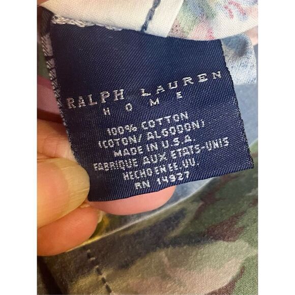 Ralph Lauren Home FULL KIMBERLY BLUE Floral Shabby Chic 4 Piece Bed Sheet Set - Picture 5 of 5